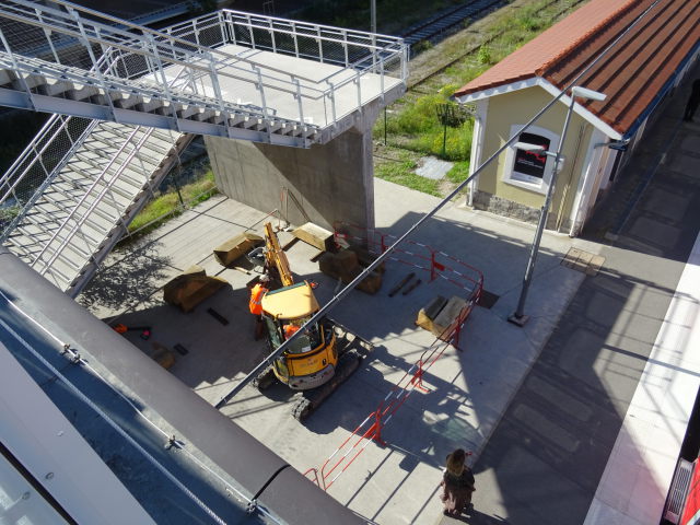 Espace végétal en gare SNCF de Thonon : Photo n°12